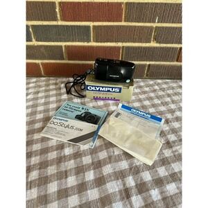 Olympus ∞ Stylus ZOOM 35mm Point and Shoot Film Camera Black